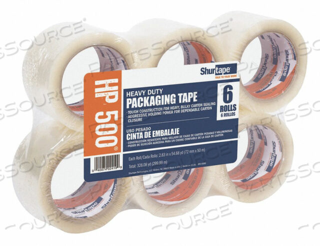 OEM#: HP 500CARTON SEALING TAPE CLEAR 72MM W PK24 от Shurtape
