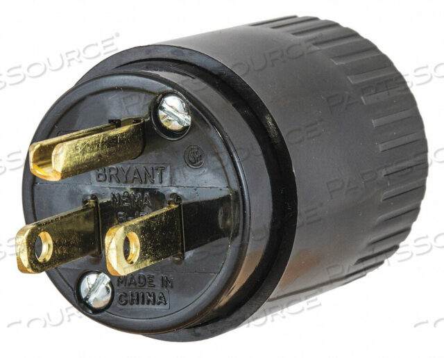 OEM#: 515PBLADE PLUG BLK 0.245 TO 0655 РАЗМЕР ШНУРА от Hubbell Incorporated, Устройство электропроводки-Kellums