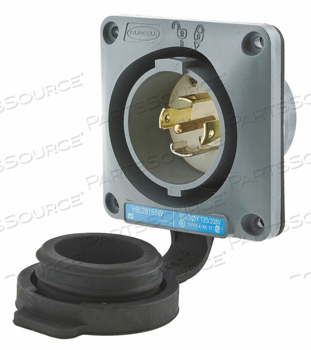 OEM#: HBL2815SWWTERTGHT ФЛАНЦЕВЫЙ ВХОДНОЙ КЛАПАН ПРОМЫШЛЕННЫЙ от Hubbell Incorporated, Wiring Device-Kellums