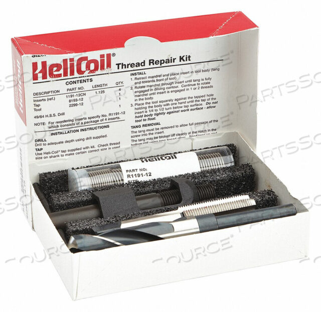 OEM#: 5402-12КОМПЛЕКТ ДЛЯ РЕМОНТА РЕЗЬБЫ 304 SS 3/4-16 4 ШТ. от Heli-Coil