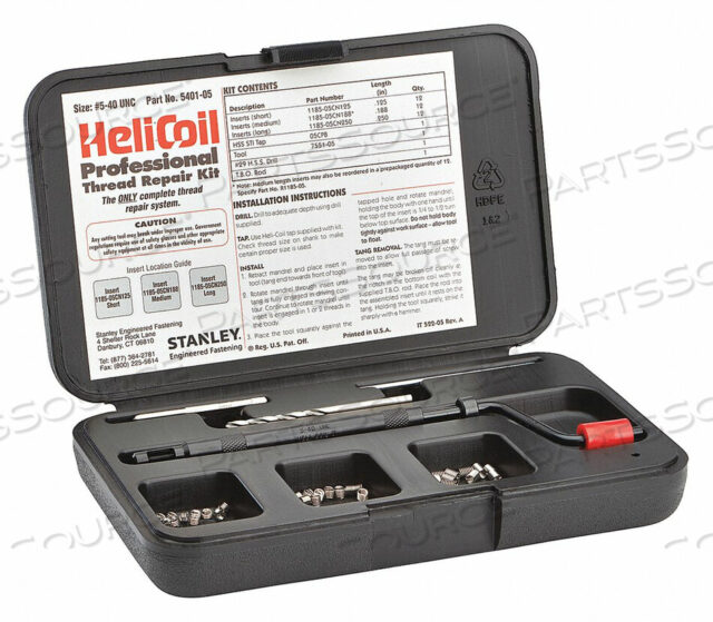 OEM#: 5401-05КОМПЛЕКТ ДЛЯ РЕМОНТА РЕЗЬБЫ 304 SS 5-40 36 ШТ. от Heli-Coil