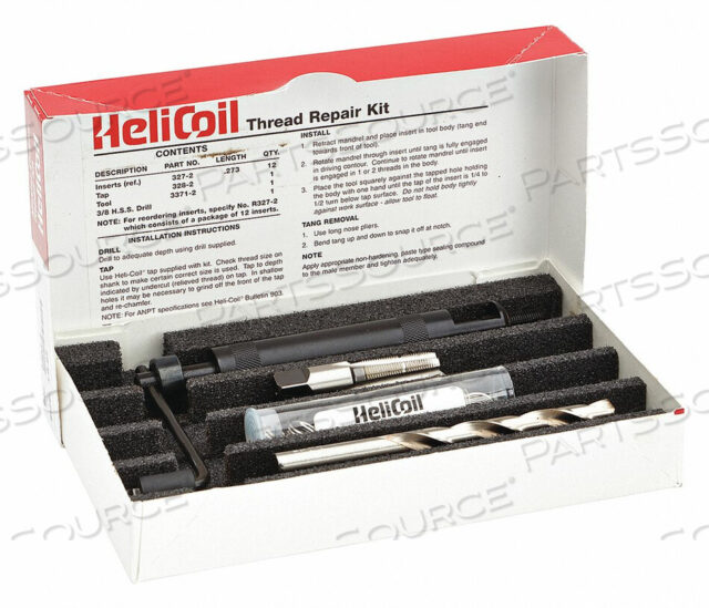 OEM#: 5407-2THREAD REPAIR KIT 304 SS 1/8-27 12 шт от Heli-Coil