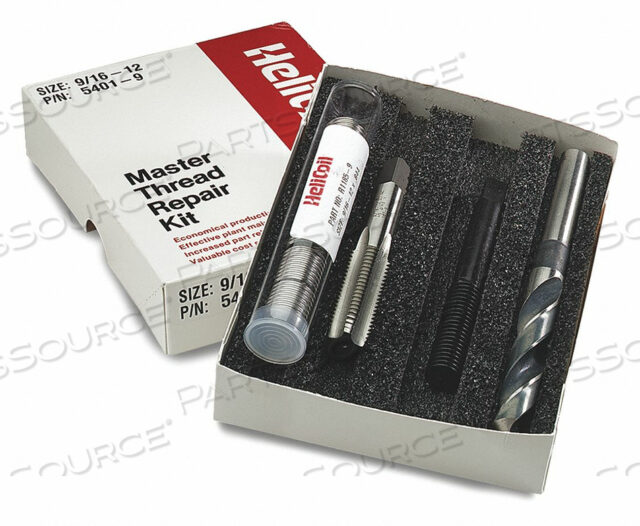 OEM#: 5401-9КОМПЛЕКТ ДЛЯ РЕМОНТА РЕЗЬБЫ 304 SS 9/16-12 6 ШТ. от Heli-Coil