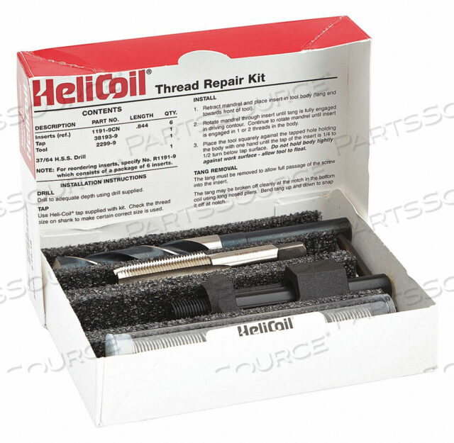 OEM#: 5402-9КОМПЛЕКТ ДЛЯ РЕМОНТА РЕЗЬБЫ 304 SS 9/16-18 6 ШТ. от Heli-Coil