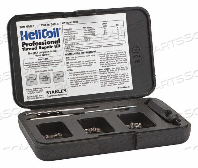 OEM#: 5403-4THREAD РЕМОНТА КОМПЛЕКТ 304 SS M4X0.7 36 ШТ. от Heli-Coil