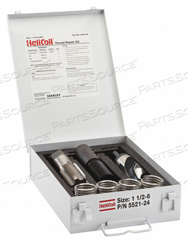 OEM#: 5521-24КОМПЛЕКТ ДЛЯ РЕМОНТА РЕЗЬБЫ 304 SS 1 1/2-6 4 ШТ. от Heli-Coil