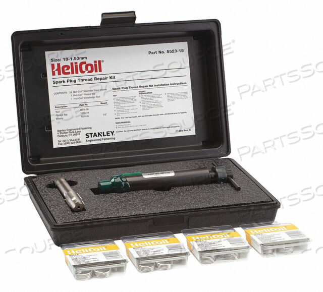 OEM#: 5523-18КОМПЛЕКТ ДЛЯ РЕМОНТА РЕЗЬБЫ 304 SS M18X1.5 24 ШТ. от Heli-Coil