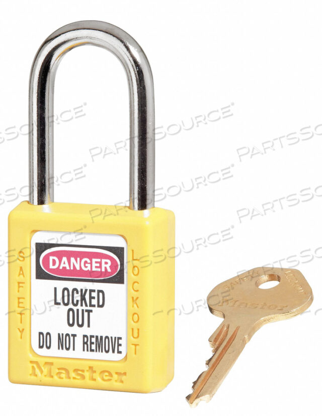 OEM#: 410KAW400YLW-3XX1585F0080 НАВЕСНОЙ ЗАМОК KA ЖЕЛТЫЙ 1-3/4 H от Master Lock
