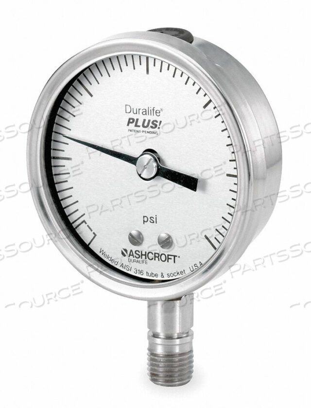OEM#: 351009SW02LXLL 3000#D1022 МАНОМЕТР ОТ 0 ДО 3000 PSI 3-1/2 ДЮЙМА от Ashcroft Inc.