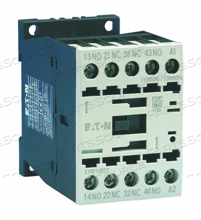 OEM#: XTRE10B22TDIEC УПРАВЛЯЮЩЕЕ РЕЛЕ 2НО/2НЗ 24В постоянного тока 16А от Eaton
