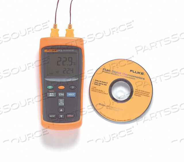 OEM#: FLUKE 52-2BTHERMOCOUPLE THERMOMETER 2 IN KJ T E от Fluke Electronics Corp (Industrial Div.)