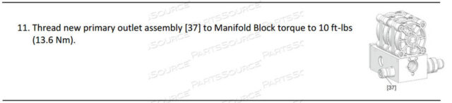 OEM#: 504546OUTLET ASSY,BLENDER,PRIMARY,SHORT VERSION by Precision Medical, Inc.