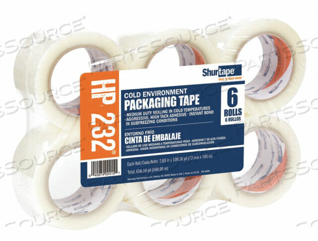 OEM#: HP 232 УПАКОВОЧНАЯ ЛЕНТА 100M Д X 72MM Ш ПРОЗРАЧНАЯ PK6 от Shurtape