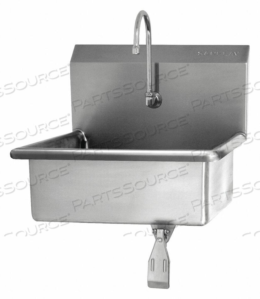 OEM#: 5041-0.5РАКОВИНА ДЛЯ РУКИ 19-1/2 ДЮЙМА H ДЛЯ МОНТАЖА НА НАСТЕННУЮ СТЕНКУ от Sani-Lav