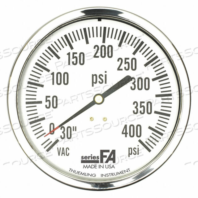 OEM#: FA-LFP-410-EG-WOBCOMPOUND МАНОМЕТР 0 ДО 400 PSI 4-1/2 ШКАЛА от Thuemling Instrument Group