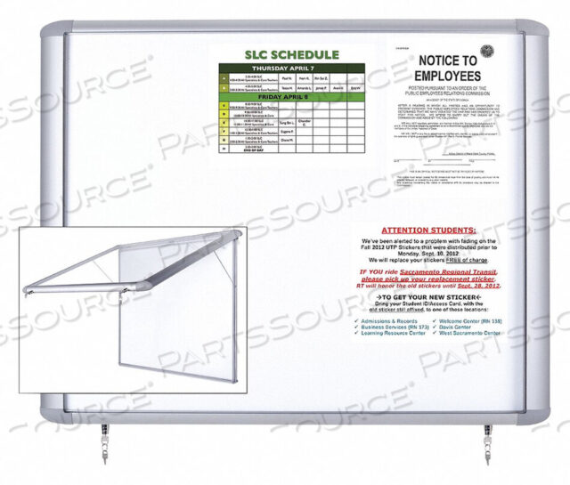OEM#: VT340609760MASTERVISION УСТОЙЧИВЫЙ К АТМОСФЕРЕ НАРУЖНЫЙ МАГНИТНЫЙ СТАЛЬНОЙ ЗАКРЫТЫЙ ШКАФ ДЛЯ ДОСК ДЛЯ СУХОГО СТИРАНИЯ, 30 X 26,5 от Bi-Silque Visual Communication Products
