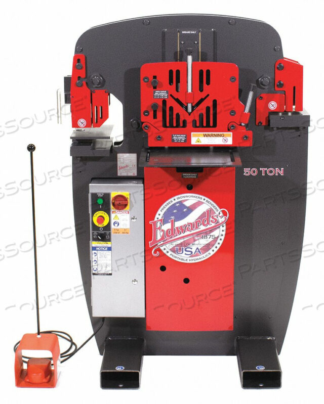 OEM#: IW50-3P230-AC50050 TON IRONWORKER - 3 ФАЗЫ, 230 В С ГИДРАВЛИЧЕСКИМ КОМПЛЕКТОМ ОТ Edwards Signaling