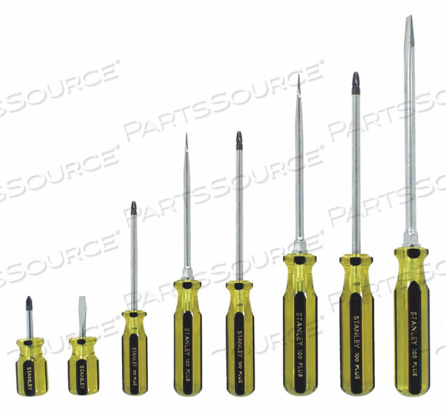 OEM#: 66-158-ASCREWDRIVER SET 8 PCS. ACETATE HANDLE by Stanley