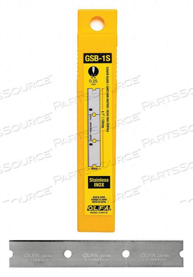 OEM#: GSB-1SRAZOR BLADE GENERAL PURPOSE PK30 от Olfa