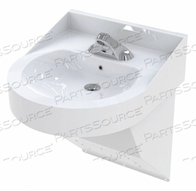 OEM#: WH3740-3375L-SO-110V-BATраковина для ванной комнаты, белая, нержавеющая сталь, настенное крепление, 0,5 галлона в минуту от BestCare LLC