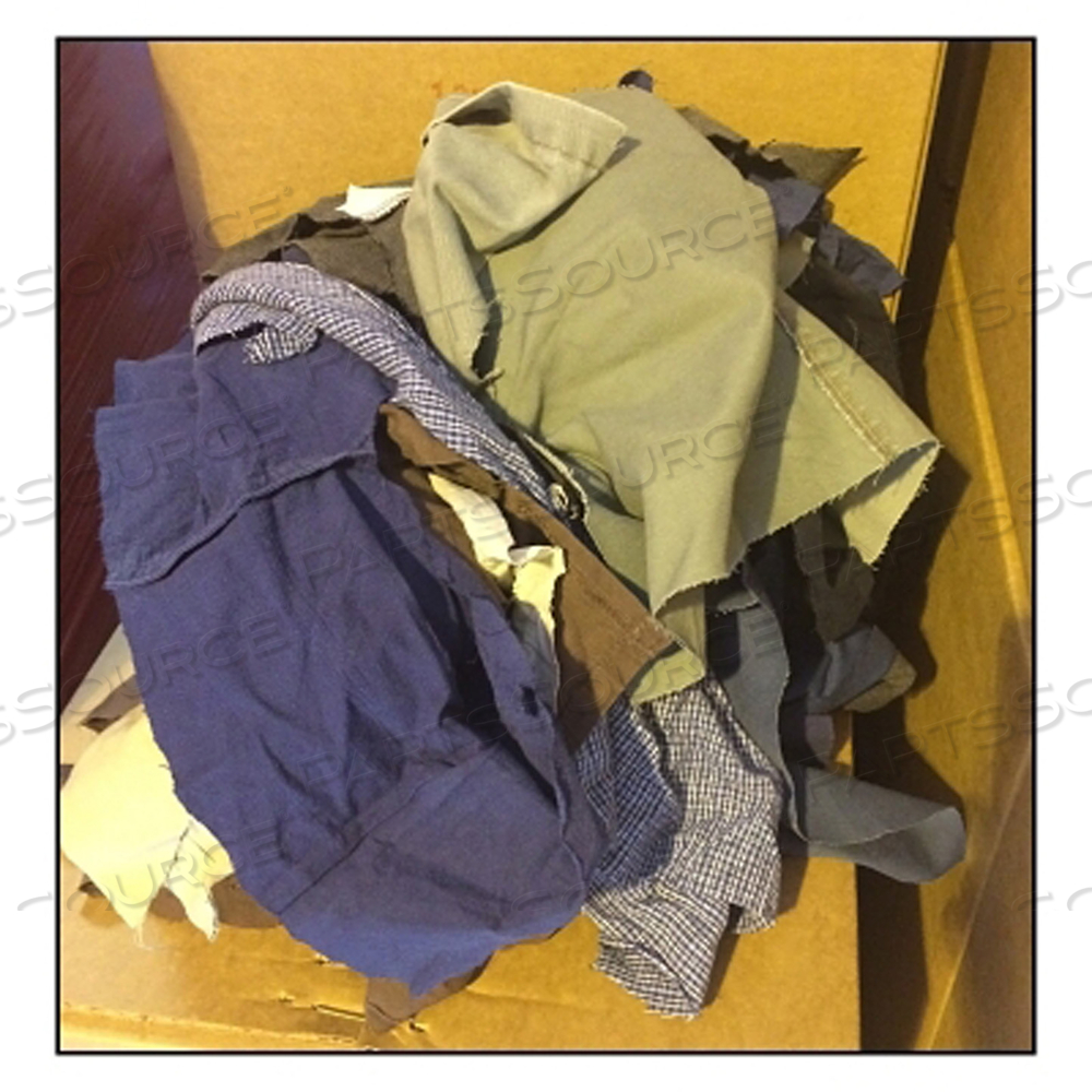 OEM#: 10550 ХЛОПКОВЫЕ И ТРИКОТАЖНЫЕ ТРЯПКИ, РАЗНЫЕ ЦВЕТА, 50 ФУНТОВ от Sooner Wiping Rags