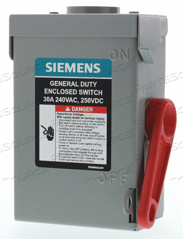 OEM#: GNF221RASАВАРИЙНЫЙ ВЫКЛЮЧАТЕЛЬ ОБЩЕГО НАЗНАЧЕНИЯ 2 ФАЗЫ от Siemens