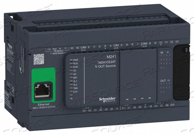 OEM#: TM241CE24TЛОГИЧЕСКИЙ КОНТРОЛЛЕР 24 В ПОСТОЯННОГО ТОКА ТРАНЗИСТОРНЫЙ ВЫХОД от APC / American Power Conversion