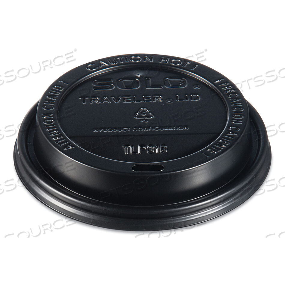 OEM#: TLB316-0004Купольная крышка в стиле TRAVELER CAPPUCCINO, подходит для чашек объемом от 10 до 24 унций, черная, 100 шт./уп., 10 шт./коробка от Solo