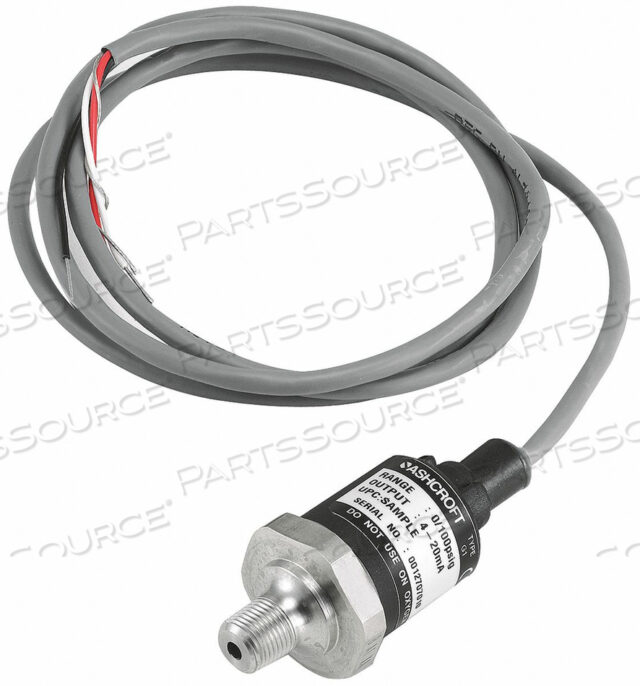OEM#: G17M0142F2VAC/30#D3858 ДАТЧИК ДАВЛЕНИЯ 30 ДЮЙМОВ РТ.СТ. ПЕРЕМЕННОГО ТОКА ДО 30PSI от Ashcroft Inc.