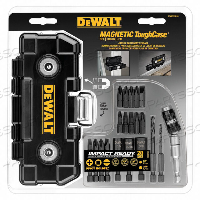 OEM#: DWMTCIR20НАБОР ОТВЕРТОЧНЫХ БИТ 20 ПРЕДМЕТОВ 1/4 ХВОСТОВИК от DeWalt