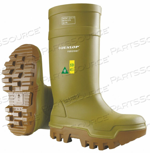 OEM#: E662843D9542 РЕЗИНОВЫЕ САПОГИ МУЖСКИЕ 14 КОЛЕНО ЗЕЛЕНЫЕ PR от Dunlop