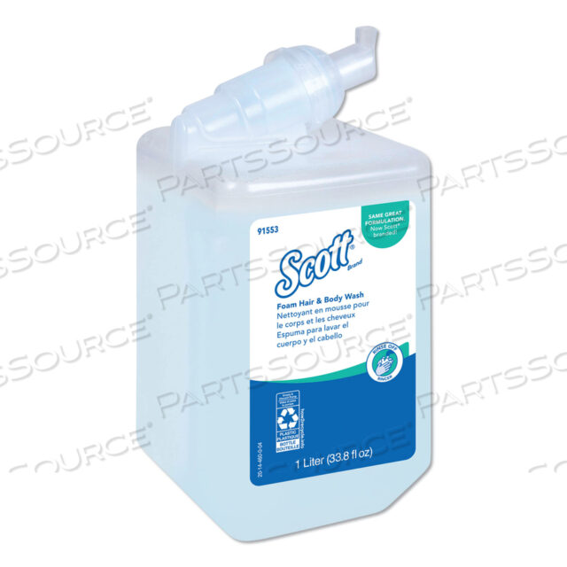 OEM#: 91553PRO FOAM HAIR AND BODY WASH, FLORAL, 1000 МЛ, ЗАПАСНОЙ БЛОК, 6 ШТУК В КОРОБКЕ от Scott