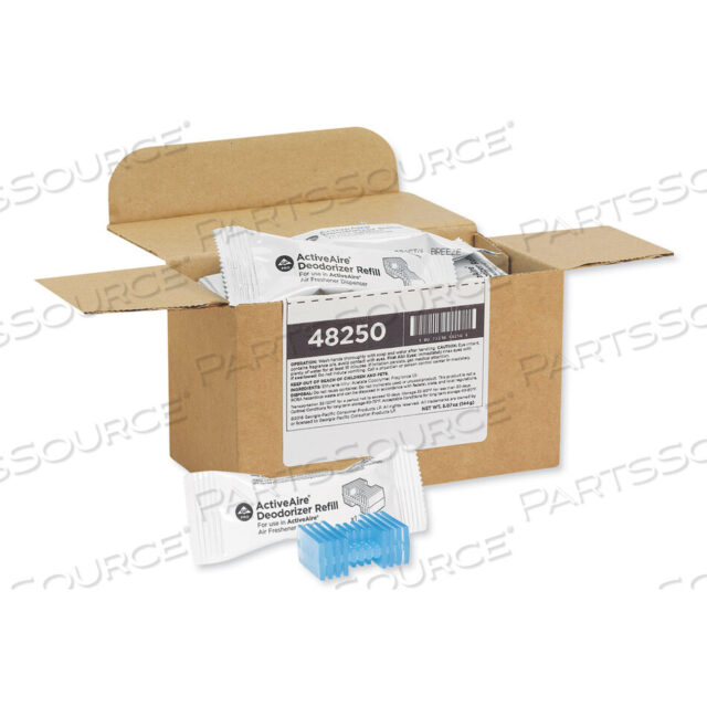OEM#: 48250ACTIVEAIRE АВТОМАТИЗИРОВАННЫЙ ДОЗАТОР ДЛЯ ОСВЕЖИТЕЛЕЙ, СМЕННЫЙ БЛОК, COASTAL BREEZE, КАРТРИДЖ, 12 ШТ./КОРОБКА от Georgia-Pacific