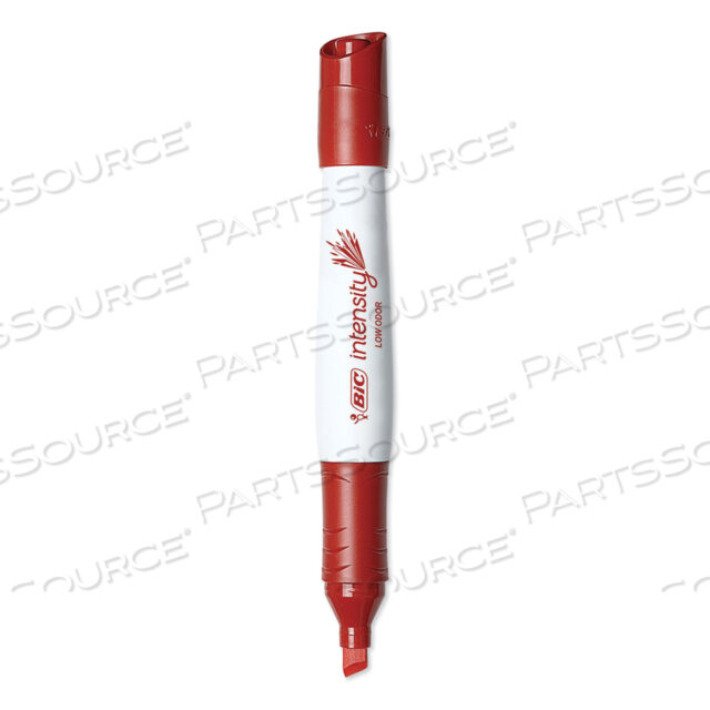 OEM#: GDEM11 REDINTENSITY LOW ODORD CHISEL TIP СУХОСТИРАЕМЫЙ МАРКЕР, СВЕРХШИРОКИЙ ПУЛЕВОЙ НАКОНЕЧНИК, КРАСНЫЙ, ДЮЖИНА от BIC