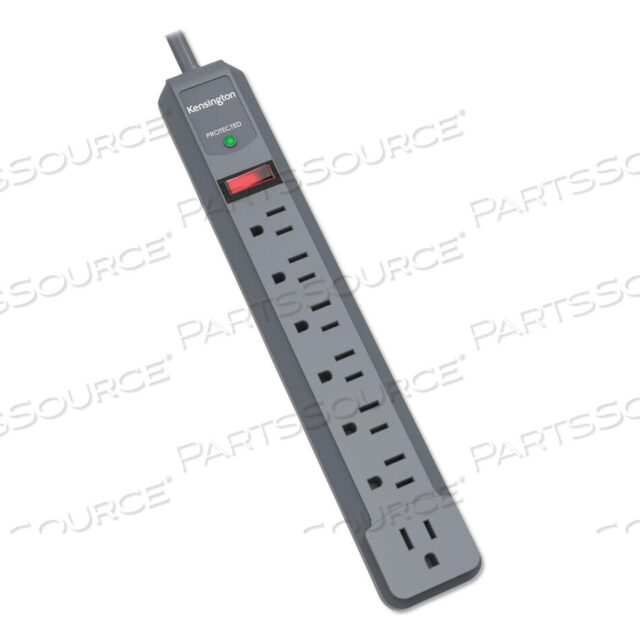 OEM#: K38217NAGUARDIAN PREMIUM SURGE PROTECTOR, 7 РОЗЕТОК ПЕРЕМЕННОГО ТОКА, 6-ФУТОВЫЙ ШНУР, 540 ДЖ, СЕРЫЙ от Kensington Computer Products