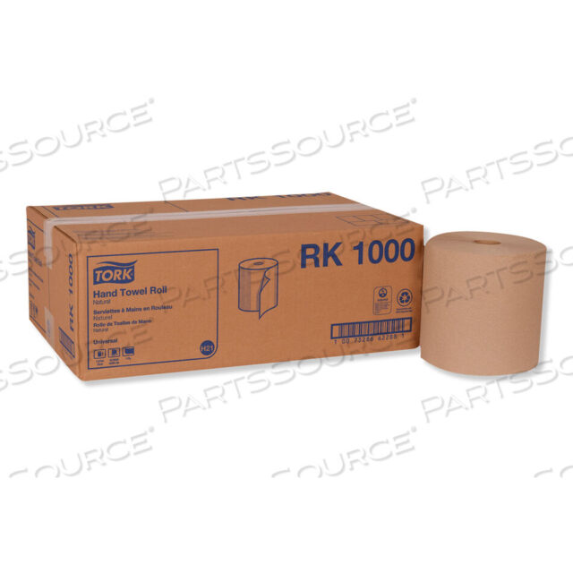OEM#: RK1000РУЛОННОЕ ПОЛОТЕНЦЕ С ЖЕСТКОЙ НАМОТКОЙ, 7,88 X 1000 ФУТОВ, НАТУРАЛЬНОЕ, 6 РУЛОНОВ/КОРОБКА от Tork