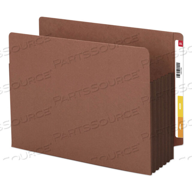 OEM#: 73691REDROPE КАРМАНЫ ДЛЯ ФАЙЛОВ С ОТКИДНЫМИ ПЕРЕДНИМИ ЯЗЫКАМИ, ПОЛНОСТЬЮ ВЫСТРОЧЕННЫЕ ЦВЕТНЫЕ ВСТАВКИ, РАСШИРЕНИЕ 5,25, ФОРМАТ LETTER, REDROPE/КОРИЧНЕВЫЙ, 10 ШТ./КОРОБКА от Smead