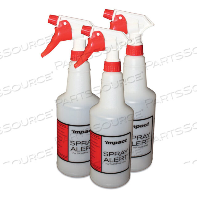 OEM#: 5024SSSPRAY ALERT SYSTEM, 24 УНЦИИ, НАТУРАЛЬНЫЙ С КРАСНО-БЕЛЫМ РАСПЫЛИТЕЛЕМ, 3 ШТ./УПАКОВКА, 32 УПАКОВКИ/КОРОБКА от Impact Products