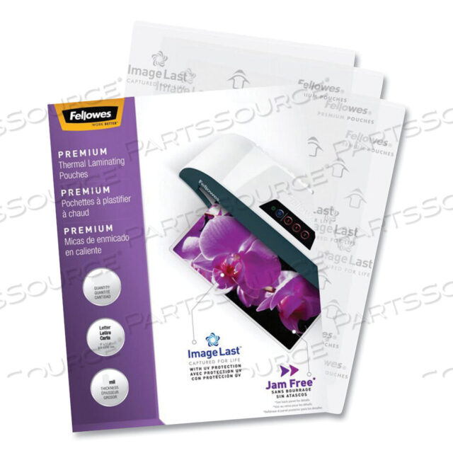 OEM#: 5288001 ПАКЕТЫ ДЛЯ ЛАМИНИРОВАНИЯ IMAGELAST С УФ-ЗАЩИТОЙ, 5 МИЛ, 9 X 11,5, ГЛЯНЦЕВЫЙ ПРОЗРАЧНЫЙ, 60 ШТ./УПАКОВКА от Fellowes