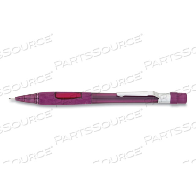 OEM#: PD349TBQUICKER CLICKER МЕХАНИЧЕСКИЙ КАРАНДАШ, 0,9 ММ, HB (#2.5), ЧЕРНЫЙ ГРИФЕЛЬ, ПРОЗРАЧНЫЙ БОРДОВЫЙ КОРПУС от Pentel of America
