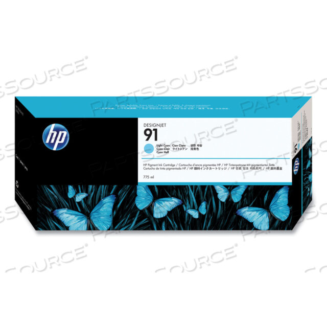 HP 91, (C9470A) ОРИГИНАЛЬНЫЙ КАРТРИДЖ С ЧЕРНИЛАМИ СВЕТЛО-ГОЛУБОГО ЦВЕТА
