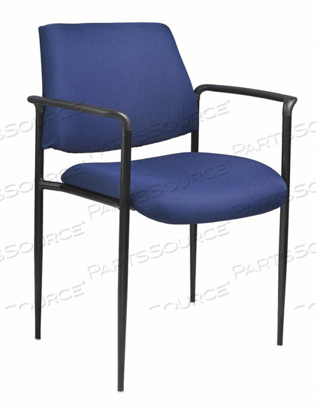 OEM#: B9503-BESTACKING ГОСТЕВОЙ КРЕСЛО С ПОДЛОКОТНИКАМИ - ТКАНЬ - СРЕДНЯЯ СПИНКА - СИНИЙ от Boss