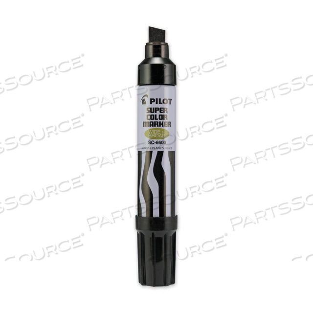 OEM#: 43100-BLKSUPER COLOR ЗАПРАВЛЯЕМЫЙ ПЕРМАНЕНТНЫЙ МАРКЕР, СВЕРХШИРОКИЙ КОНЧИК В ФОРМЕ ЛОПАТЫ, ЧЕРНЫЙ от Pilot