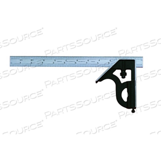 OEM#: 5005511H СЕРИЯ КОМБИНИРОВАННЫЕ УГОЛЬНИКИ, 4 1/2 X 12, 1/64 ДЮЙМА @ 1 ДЮЙМ 64THS, ЖЕЛЕЗО/СТАЛЬ от Starrett