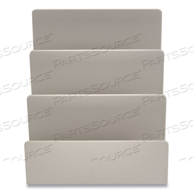 OEM#: TR55286ПЛАСТИКОВЫЙ НАКЛОННЫЙ СОРТИРОВЩИК ДЛЯ ПОЧТЫ, 3 СЕКЦИИ, ФАЙЛЫ ФОРМАТА LETTER, 6,3 X 6,3 X 5,5, СЕРЫЙ от TRU RED