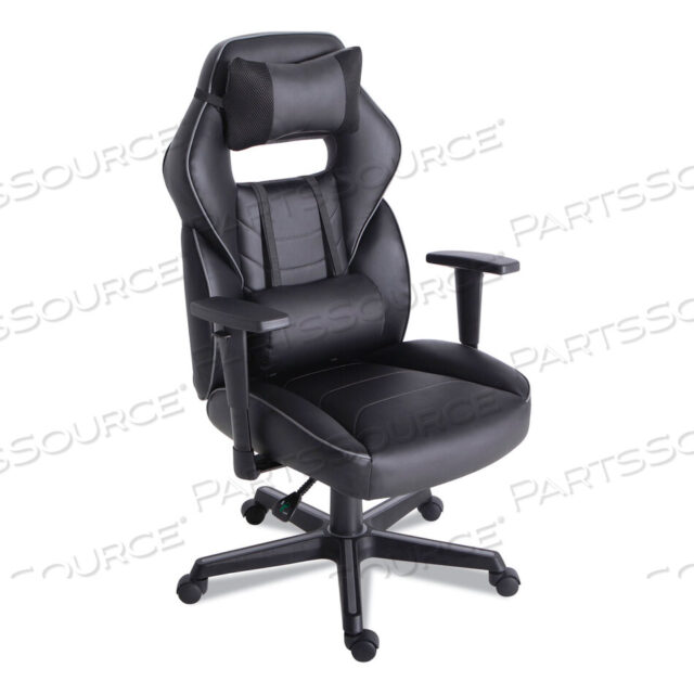 OEM#: BT51593ЭРГОНОМИЧНОЕ ИГРОВОЕ КРЕСЛО В СТИЛЕ GYRACING, ВЫСОТОЙ 15,91-19,8, ЧЕРНО-СЕРАЯ ОТДЕЛКА СИДЕНЬЯ/СПИНКИ, ЧЕРНО-СЕРАЯ ОСНОВАНИЕ от Alera