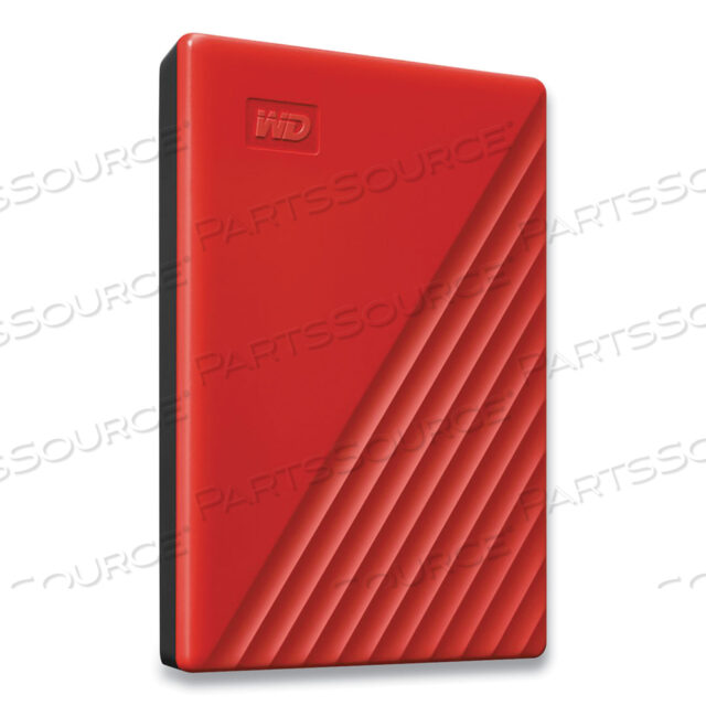 ВНЕШНИЙ ЖЕСТКИЙ ДИСК MY PASSPORT, 2 ТБ, USB 3.2, КРАСНЫЙ