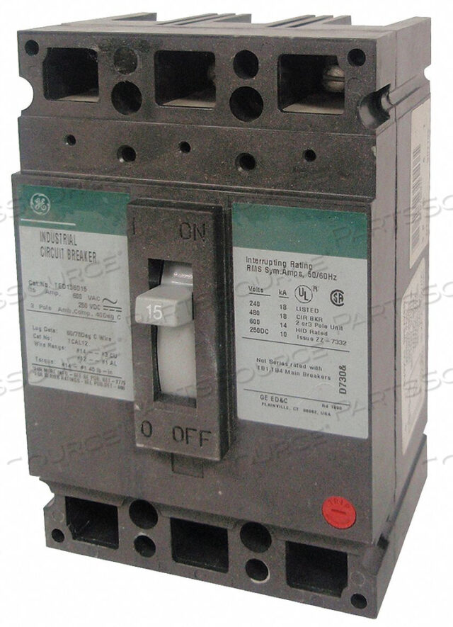 OEM#: THED136020WLCамый большой выключатель 20A 3P 600VAC THED от General Electric Company