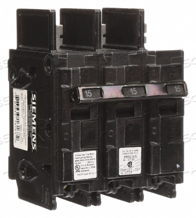OEM#: BQ3B090HCВЫКЛЮЧАТЕЛЬ 90A BOLT ON 240V 3P от Siemens