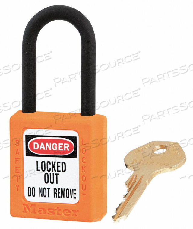 OEM#: 406KAS12ORJДИЭЛЕКТРИЧЕСКИЙ НАВЕСНОЙ ЗАМОК ZENEX, ОРАНЖЕВЫЙ, 12/КОМПЛЕКТ от Master Lock